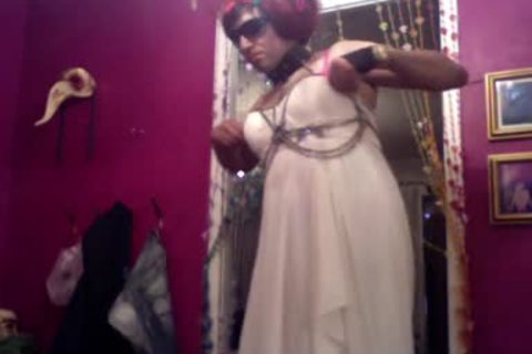 Moniq, sleazy Crossdresser Have joy
