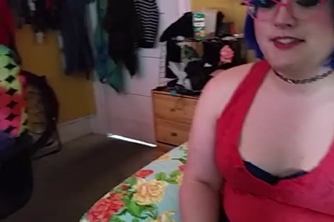 Trans girl Roleplay Deepthroat ass W ribald (not) grand-dad