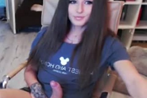 Russian Beauty Strokes Her big weenie