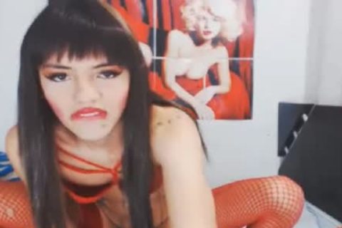 latin chick shemale acquires Her taut arse nailed