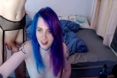 enchanting Femboy pair Enjoys Frottage cocks