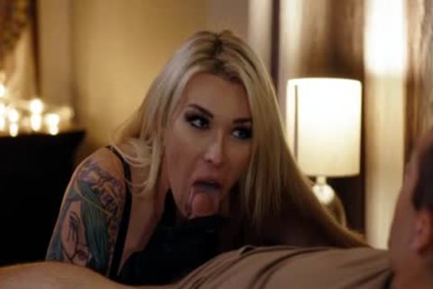 breasty blonde TS Dante Colle wazoo pounded By Dante Colle