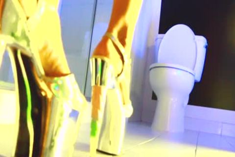 TS Gloryhole dream - Sasha De Sade Sissy Bimbo hoe sucking & Gagging BBC