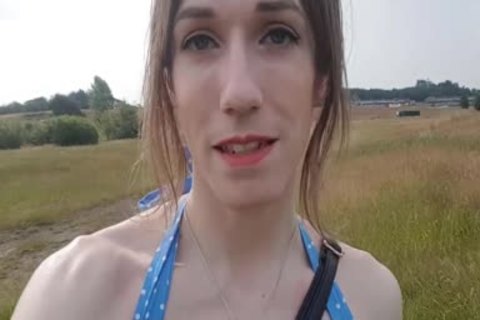 Outdoor butthole In My Summer suit; Public No panties Finger slam