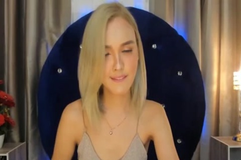 cute sexy TBabe Stroking On cam Part 1