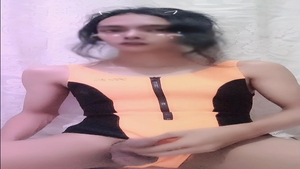 asian ladyboy Masturbation before Swimming