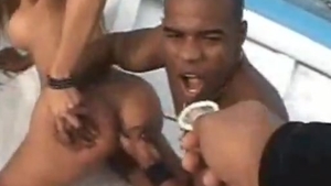 Amanda Getting poked In A Boat Pt2