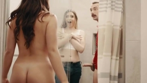 tranny Maid receives Her ass poked By Boss In The Laundry Room