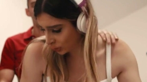 Busty Ivory Mayhem maid dick sucking sex scene