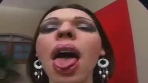 One knob For Hungry Brunettes