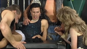 Crossdresser group sex vintage