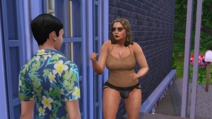 concupiscent daddy Trans Woman Wants Her young neighbour - WickedWhims