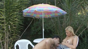 cutie Star fucks Her Boyfriend Outdoor