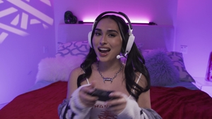 Transfixed: Big Tit Trans Babe Gets Fucky